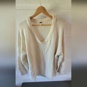 Free People v neck sweater